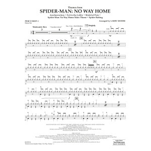 Themes from Spider-Man: No Way Home (arr. Larry Moore) - Percussion 1