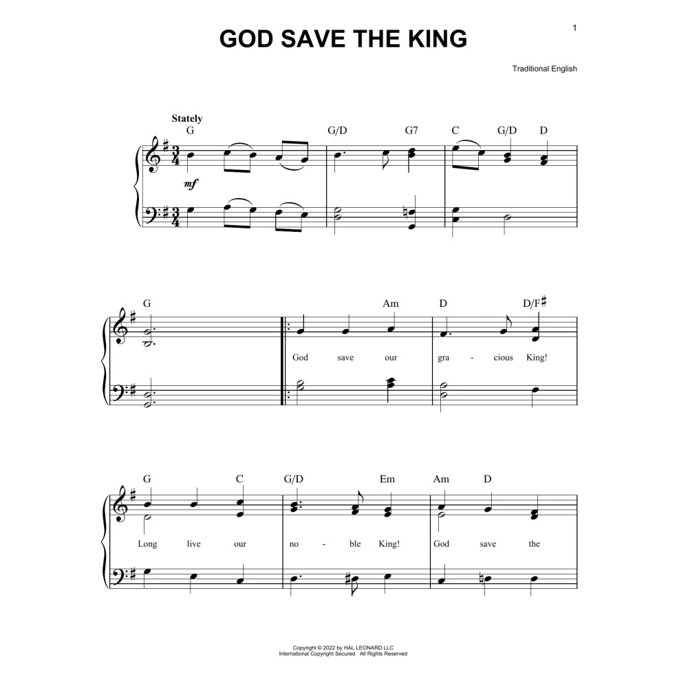 God Save The King (UK National Anthem)