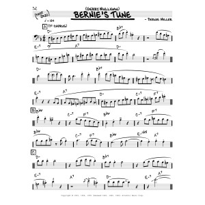 Bernie's Tune (solo only)