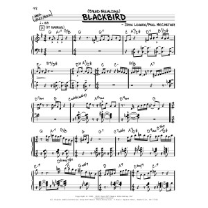 Blackbird (solo only)