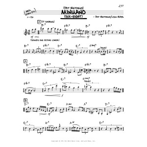 Minuano (Six-Eight) (solo only)