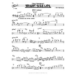 Bright Size Life (solo only)