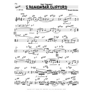 I Remember Clifford (solo only)