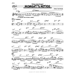 Moment's Notice (solo only)