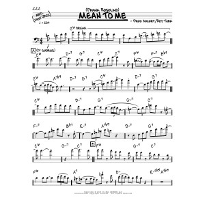 Mean To Me (solo only)