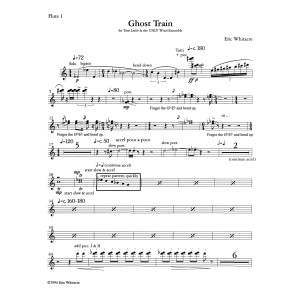 Ghost Train - Movement 1 (from Ghost Train Trilogy) - Flute 1