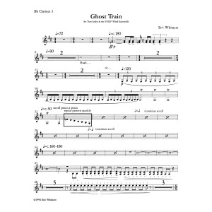Ghost Train - Movement 1 (from Ghost Train Trilogy) - Bb Clarinet 3