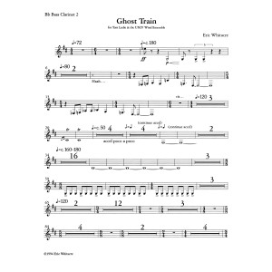 Ghost Train - Movement 1 (from Ghost Train Trilogy) - Bb Bass Clarinet 2