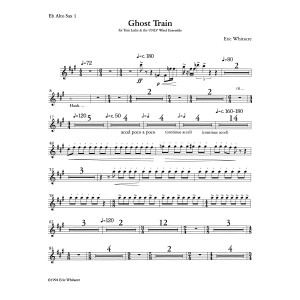 Ghost Train - Movement 1 (from Ghost Train Trilogy) - Eb Alto Sax 1