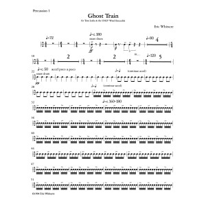 Ghost Train - Movement 1 (from Ghost Train Trilogy) - Percussion 1