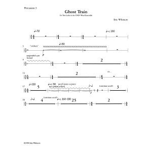 Ghost Train - Movement 1 (from Ghost Train Trilogy) - Percussion 3