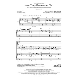 How They Remember You (arr. Roger Emerson)