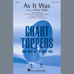 As It Was (arr. Mark Brymer) - Bass