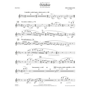 October - Flute 2