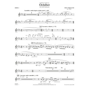 October - Oboe 2