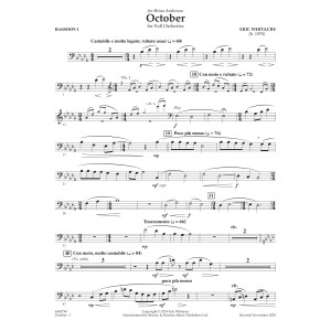 October - Bassoon 1