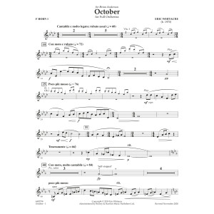 October - F Horn 1