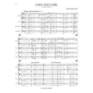 A Boy And A Girl - Conductor Score (Full Score)