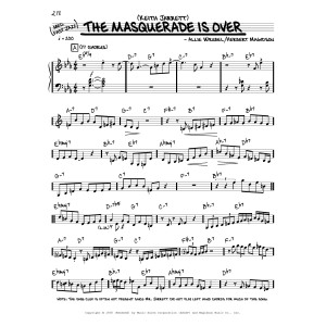 The Masquerade Is Over (solo only)