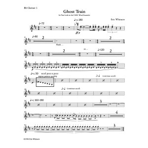 Ghost Train Trilogy - Complete Set (Three Movements) - Bb Clarinet 1