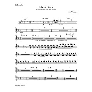 Ghost Train Trilogy - Complete Set (Three Movements) - Bb Tenor Sax