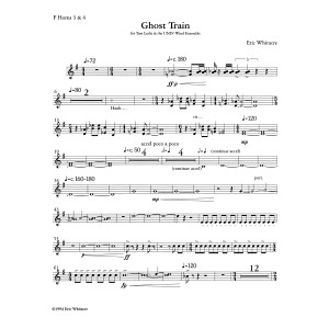 Ghost Train Trilogy - Complete Set (Three Movements) - F Horn 3 & 4