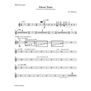 Ghost Train Trilogy - Complete Set (Three Movements) - Mallet Percussion