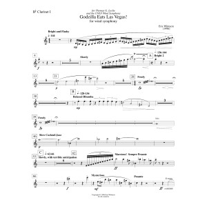 Godzilla Eats Las Vegas! - Bb Clarinet 1