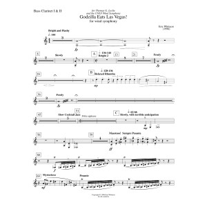 Godzilla Eats Las Vegas! - Bass Clarinet 1 & 2
