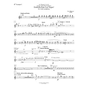 Godzilla Eats Las Vegas! - Bb Trumpet 1