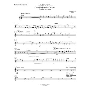Godzilla Eats Las Vegas! - Baritone Saxophone