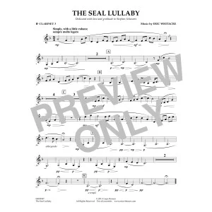 The Seal Lullaby - Bb Clarinet 3