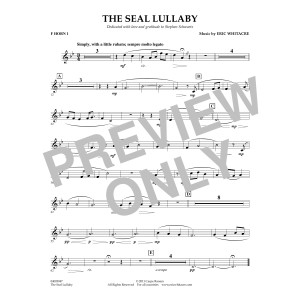 The Seal Lullaby - F Horn 1