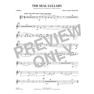 The Seal Lullaby - F Horn 2