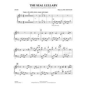 The Seal Lullaby - Piano