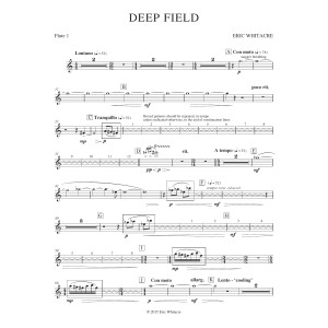 Deep Field (adapted for Wind Ensemble, Choir, and Smartphone App) - Flute 1
