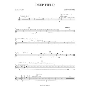 Deep Field (adapted for Wind Ensemble, Choir, and Smartphone App) - Bb Clarinet 5