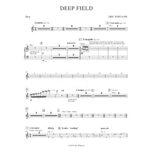 Deep Field (adapted for Wind Ensemble, Choir, and Smartphone App) - Harp