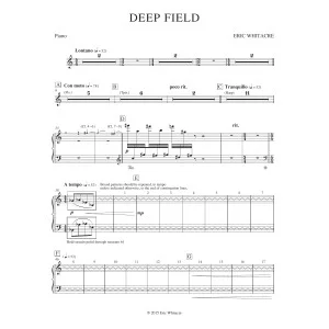Deep Field (adapted for Wind Ensemble, Choir, and Smartphone App) - Piano