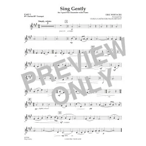 Sing Gently (for Flexible Wind Band) - Pt.2 - Bb Clarinet/Bb Trumpet