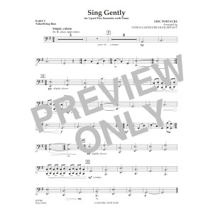 Sing Gently (for Flexible Wind Band) - Pt.5 - Tuba/String Bass