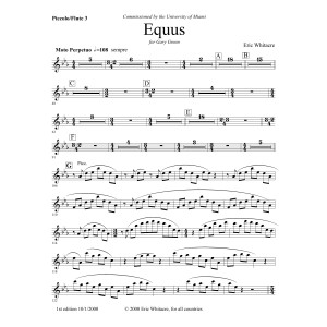 Equus - Piccolo/Flute 3