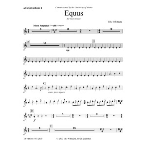Equus - Eb Alto Saxophone 2