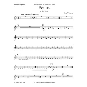 Equus - Bb Tenor Saxophone