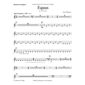 Equus - Eb Baritone Saxophone