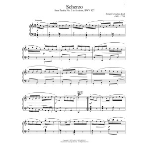 Scherzo, BWV 827