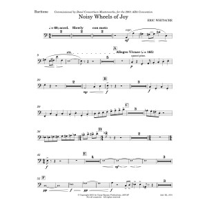 Noisy Wheels Of Joy - Baritone