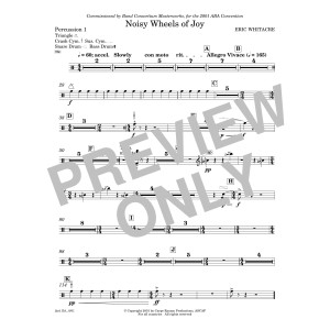 Noisy Wheels Of Joy - Percussion 1
