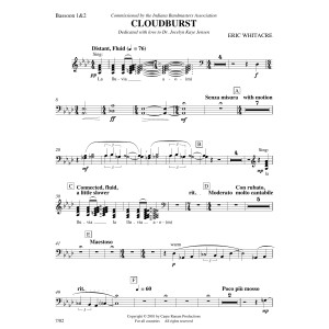 Cloudburst - Bassoon 1 & 2