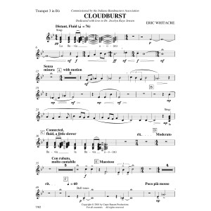 Cloudburst - Bb Trumpet 3